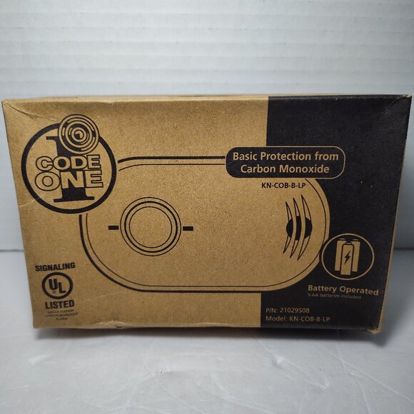 Kidde Code One Carbon Monoxide Detector Alarms Alert Battery Powered New In Box - Picture 1 of 6
